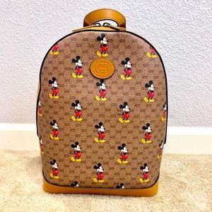 Gucci x Disney Backpack Mini GG Mickey Mouse